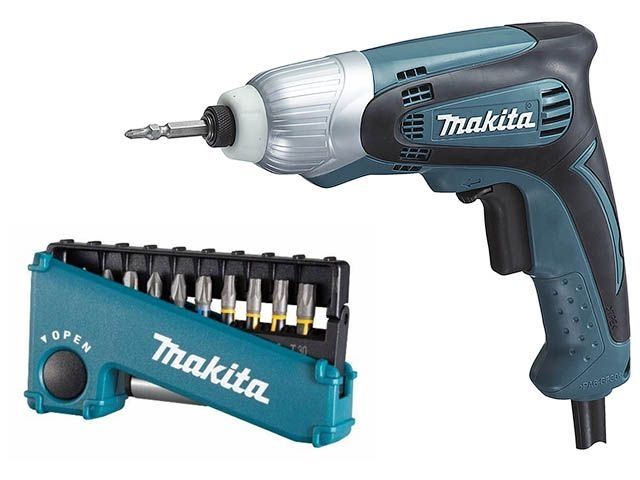 Шуруповерт MAKITA TD 0100 в кор. + Акция (набор насадок)
