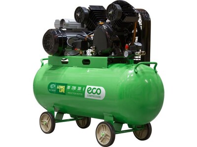 Компрессор ECO AE-1005-B1 ременной (380 л/мин, 8 атм, ременной, масляный, ресив. 100 л, 220 В, 2.20 кВт)