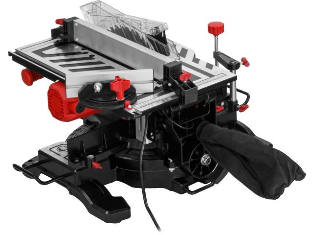 Торцовочная пила комбинированная WORTEX MS 2520-2 LMB в кор. 2000 Вт, 255 мм, глуб. 78 мм, стол 60