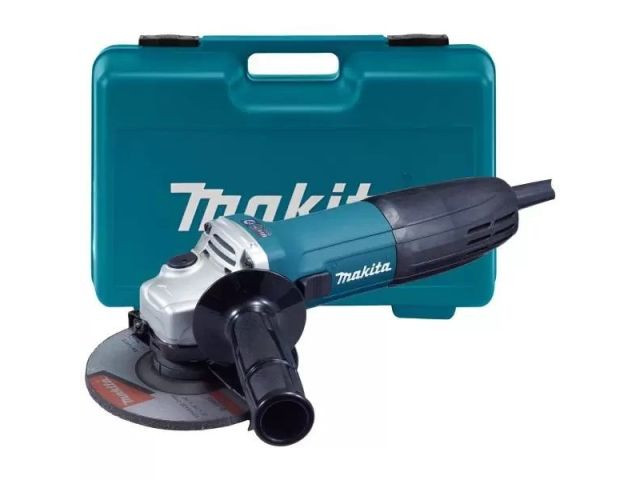 Одноручная углошлифмашина MAKITA GA 5030 RK в кейсе (125мм,720Вт,11000обм,кейс)