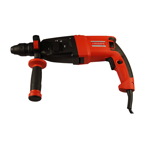 Перфоратор ручной электрический , 800 Вт, 3,0 Дж, SDS-Plus, 3 реж., 0-1100 об/мин., макс. диаметр 26 мм., щет. реверс