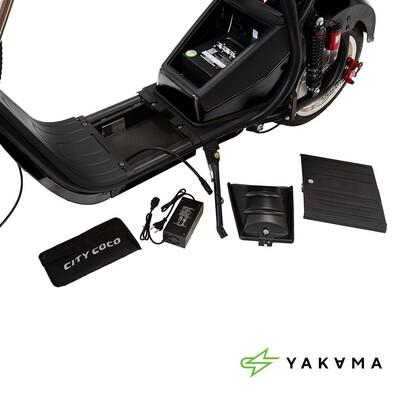 Электроскутер YAKAMA AP-H009-23 черный
