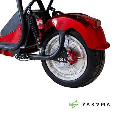 Электроскутер YAKAMA AP-H009-23 красный