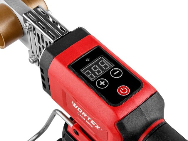 Аккум. сварочный аппарат для полимерных труб WORTEX CWM 1834 ALL1 XLT SET с акб и зу+3 насадки
