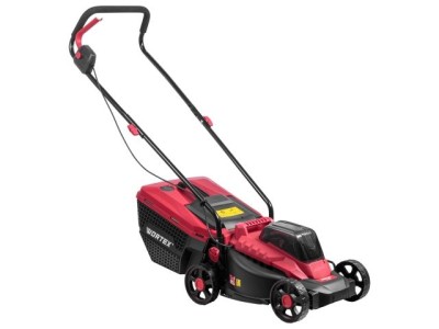 Газонокосилка аккумуляторная WORTEX CLM 3336 ALL1 XLT SET БЕСЩЁТ.ДВИГ., 18В+18В, 2акб, 4Ач, шир.3