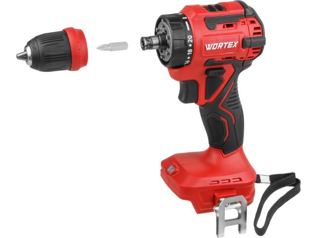 Аккум. дрель-шуруповерт WORTEX BD 2025 LiSET в чем. ALL1 XLT БЕСЩЕТ, 18 В, 55 Н*м, 2х2 А*ч, БЗП 10 м