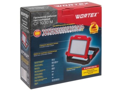 Аккум. прожектор Wortex CF 1030 M ALL1 XLT SOLO 18 В, 1000-3000 лм, 3 режима