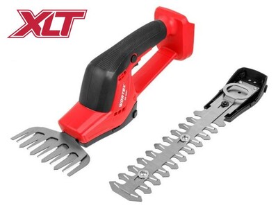Аккум. ножницы садовые WORTEX SG 1820 в кор. + насадка-кусторез ALL1 SOLO (Длина ножа (кусторез) 150 мм, длина ножа (для травы) 130 мм)