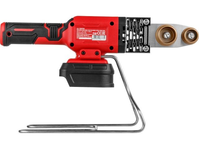 Аккум. сварочный аппарат для полимерных труб WORTEX CWM 1834 ALL1 XLT SET с акб и зу+3 насадки