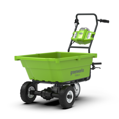 Садовая тележка самоходная Greenworks 40V G40GC (без АКБ и ЗУ)106л