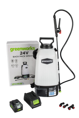 Опрыскиватель аккумуляторный Greenworks 24V GSP1250K4 (1хАКБ 4Ач и ЗУ)
