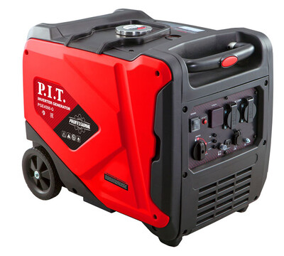 Генератор бензиновый инверторный P.I.T. PGE4500-G (4,5/4,2 кВт, 236см³, 4 такт, 2х220В, 12В, 18,3А)