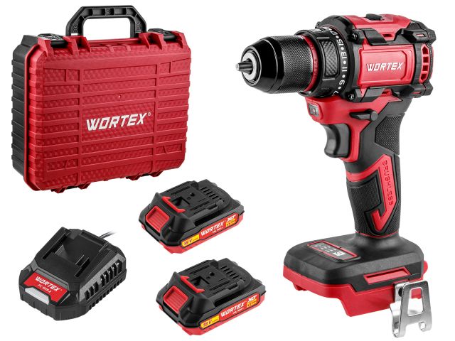 Аккум. дрель-шуруповерт WORTEX BD 2025 DLi в чем. ALL1 XLT БЕСЩЕТ, 18 В, 50 Н*м, 2х2 А*ч, БЗП 10 мм (шурупы до 9 мм)
