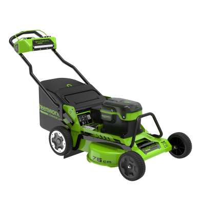 Газонокосилка аккумуляторная Greenworks 82V GC82LM30S (без АКБ и ЗУ) самоходная, бесщеточная, 76см