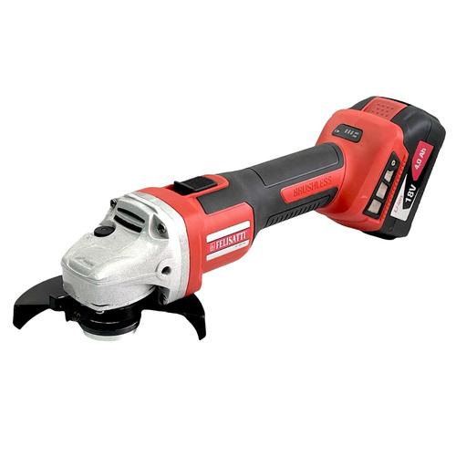 Машина шлифовальная угловая аккумуляторная, 18 В, 3000-8500 об/мин, 1 аккум 4 А/ч, ЗУ, кейс