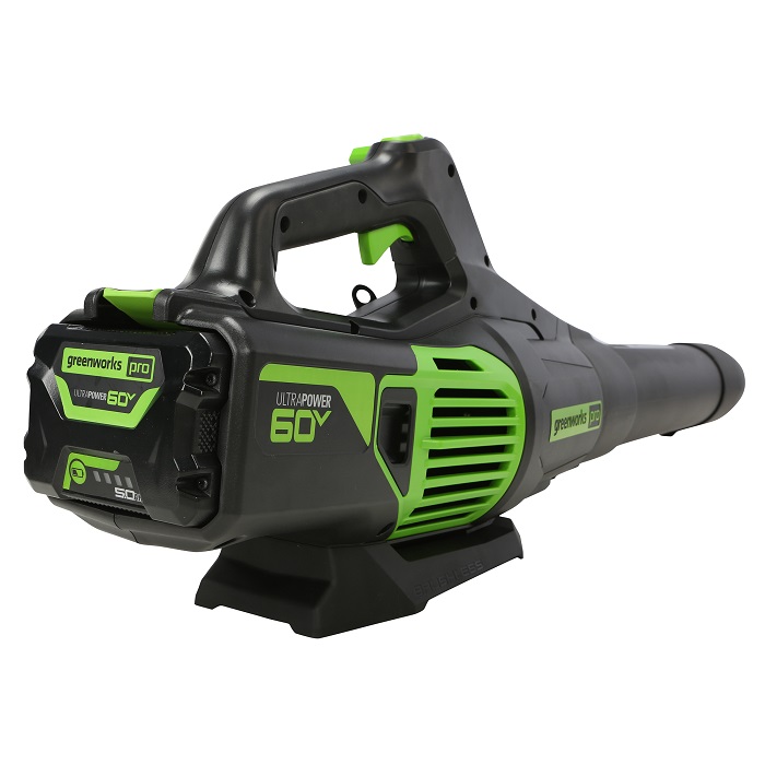 Воздуходув аккумуляторный Greenworks 60V GD60ABK4 (1хАКБ 4 Ач и ЗУ)