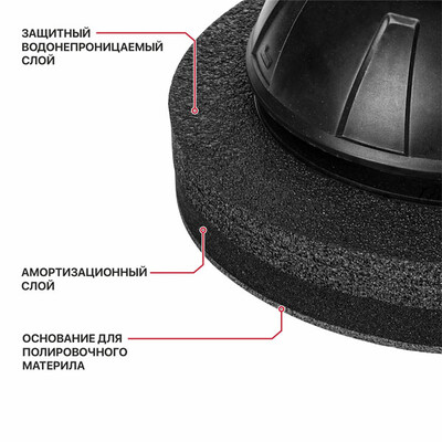 Шлифмашина полировальная аккум. P.I.T. PPO20H-250A SOLO (20В, Ø254 мм, 2500об/мин, амплитуда 5мм)