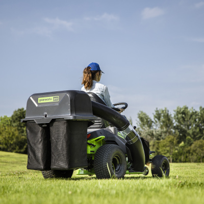Травосборник для садовых трактора и райдера Greenworks (арт. 7404507, 7404107)