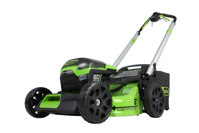 Газонокосилка аккумуляторная Greenworks 60V GD60LM51SPK4 (1хАКБ 4Ач и ЗУ) 51см самоходная