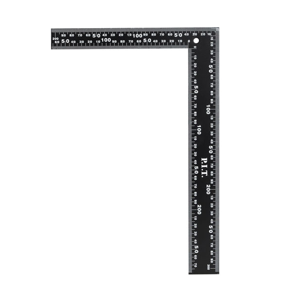 Угольник цельнометаллический P.I.T. ADVANCE HSQR01-0203 (20х30 см, 90°, двойная шкала в мм)_2
