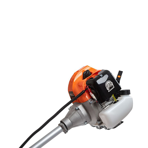 Триммер бензиновый, 52 см.куб./2,3 л.с., 2-такт., диск 40 зуб.+ диск 3-зуб., очки, ранц.рем. нераз.штанга