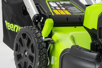 Газонокосилка аккумуляторная Greenworks 40V GD40LM48SPК4 (1хАКБ 4 Ач и ЗУ) 48 см самоходная