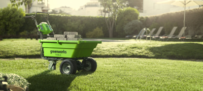 Садовая тележка самоходная Greenworks 40V G40GC (без АКБ и ЗУ)106л