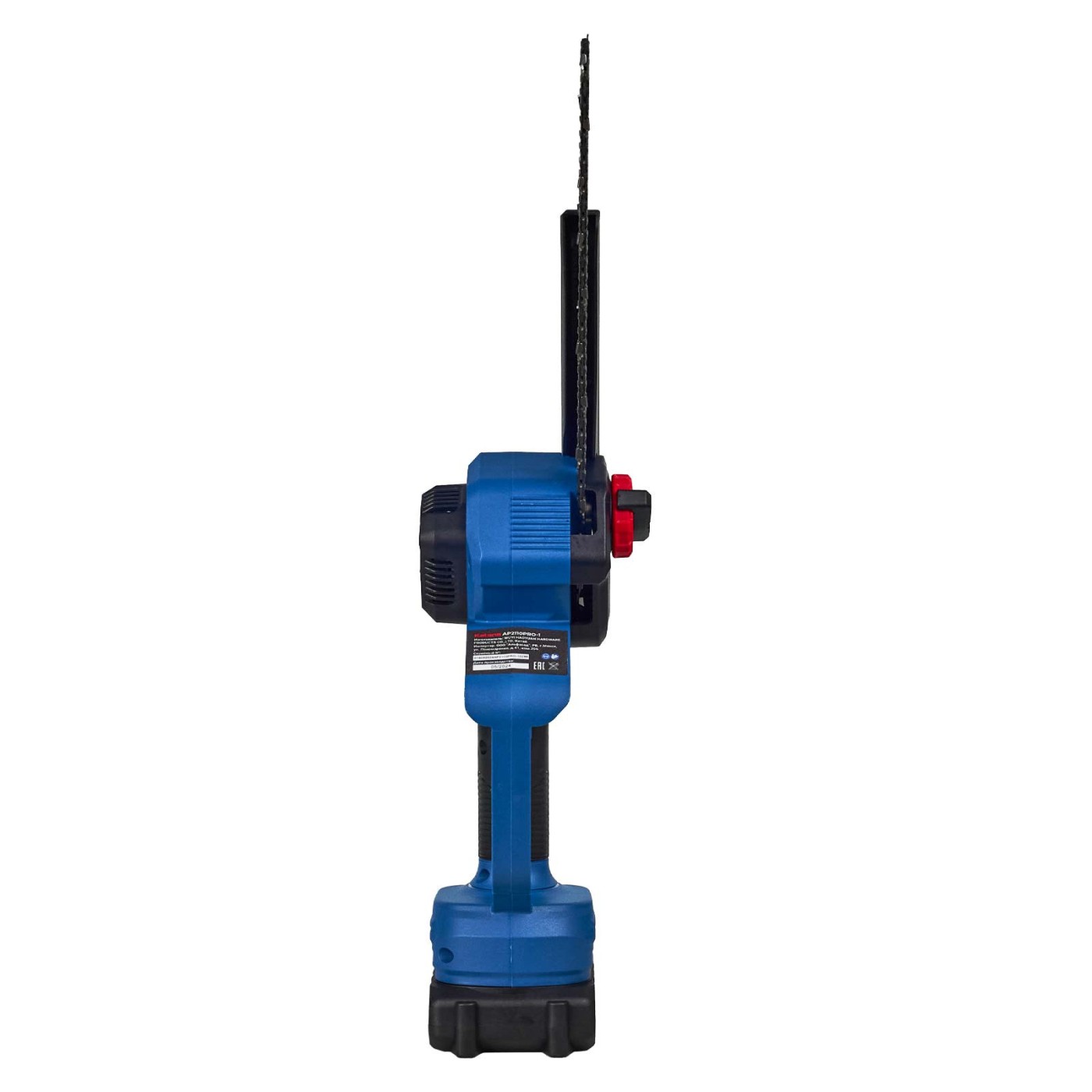 Пила цепная аккумуляторная KATANA AP3210PRO(21В,2x2Ач,бесщёт.,шина20см,защ.кож.,смазка цепи,бесключ.,кейс)