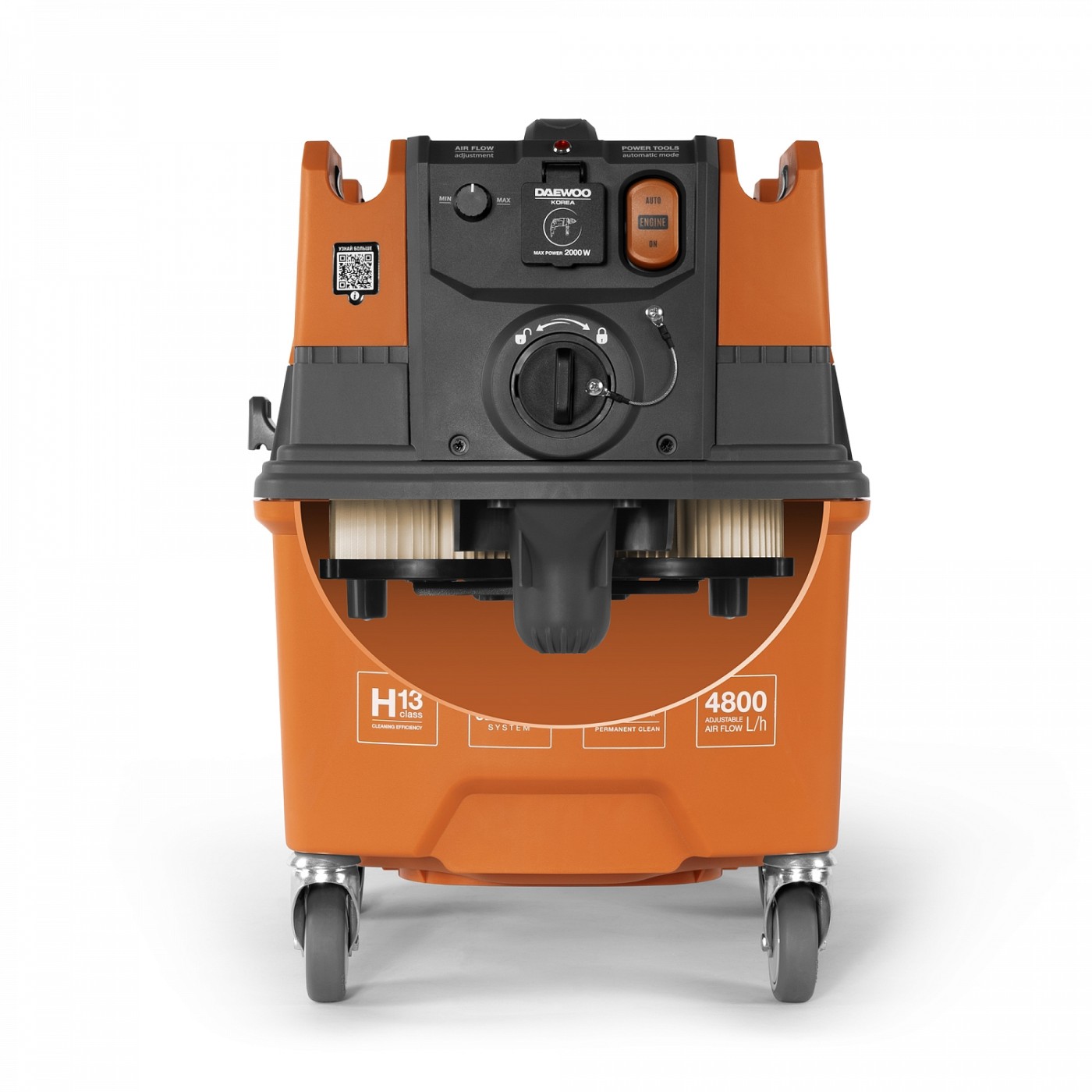Пылесос строительный DAEWOO DAVC 4000SD