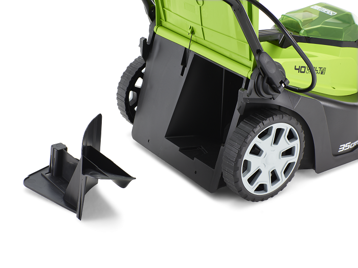Газонокосилка аккумуляторная Greenworks 40V G40LM35K2 (1хАКБ 2Ач и ЗУ) 35 см