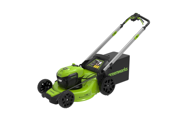 Газонокосилка аккумуляторная Greenworks 40V GD40LM48SP (1хАКБ 8 Ач и ЗУ) 48 см самоходная