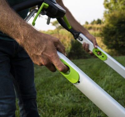 Газонокосилка аккумуляторная Greenworks 40V GD40LM48SP (1хАКБ 8 Ач и ЗУ) 48 см самоходная