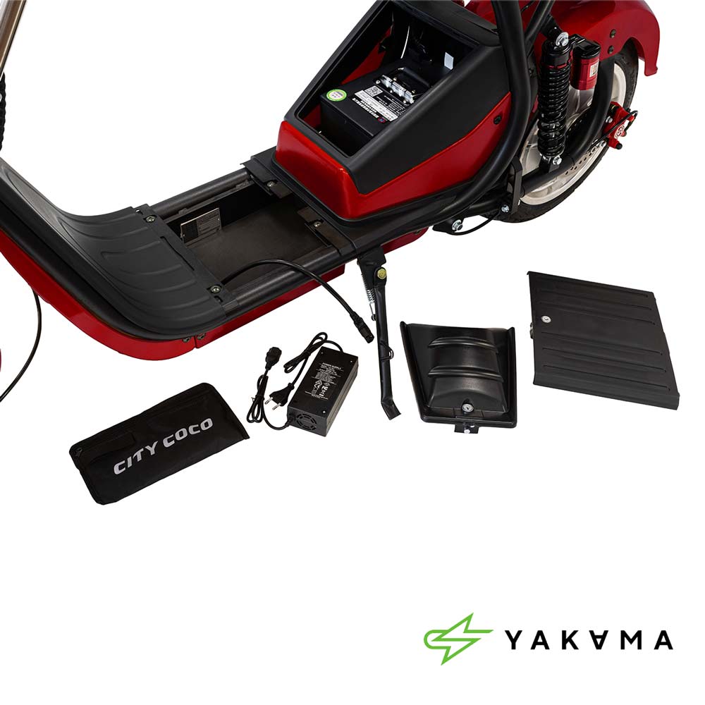Электроскутер YAKAMA AP-H009-23 красный