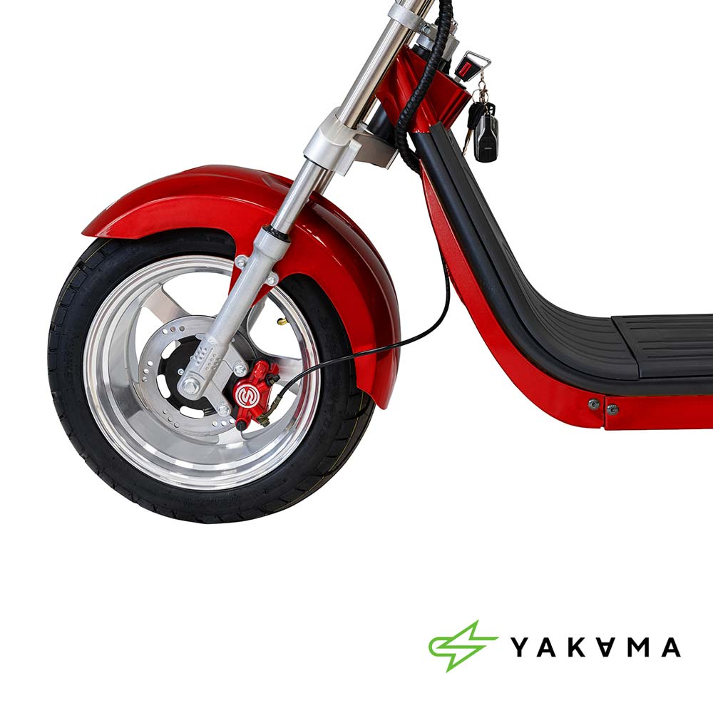 Электроскутер YAKAMA AP-H009-23 красный