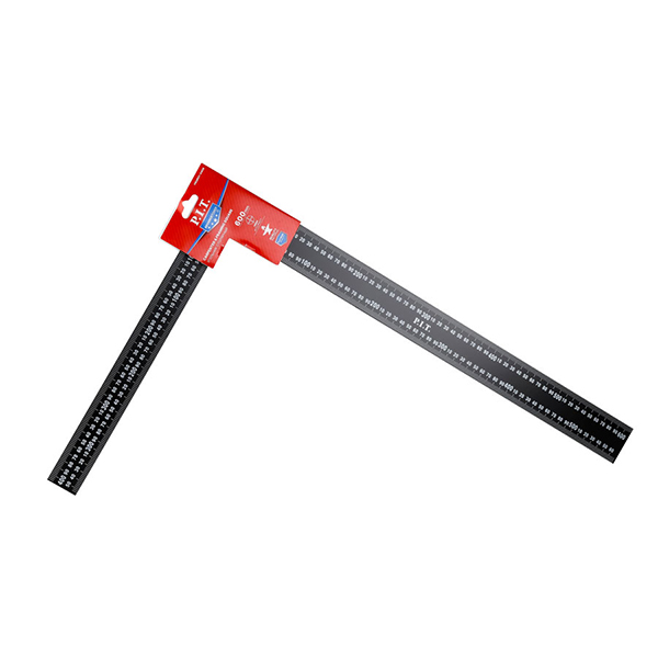 Угольник цельнометаллический P.I.T. ADVANCE HSQR01-0406 (40х60 см, 90°, двойная шкала в мм)_2