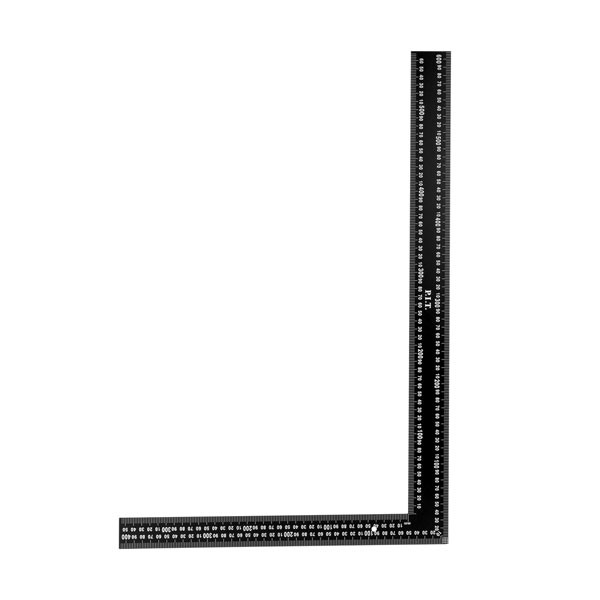 Угольник цельнометаллический P.I.T. ADVANCE HSQR01-0406 (40х60 см, 90°, двойная шкала в мм)_2