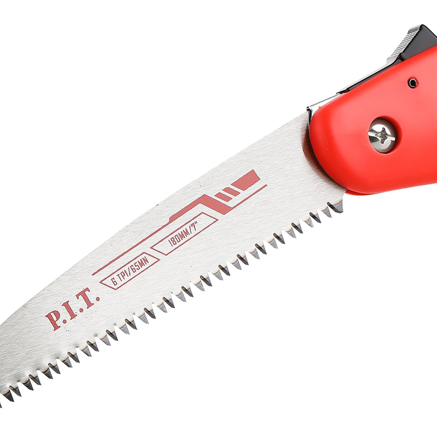 Ножовка по дереву садовая складная P.I.T. CONTROL HFSW01-0180, 180мм, 7 TPI, 212г, сталь 65Mn