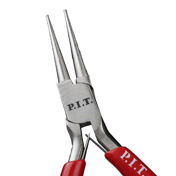 Круглогубцы мини прямые P.I.T. ADVANCE HPLR06-0115R, 115 мм, сталь CR-V, 63HRC, пружина