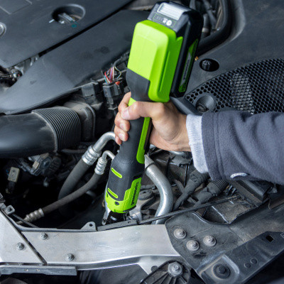 Гайковерт-трещотка аккумуляторный Greenworks 24V GD24RW 1/2" бесщеточный (без АКБ и ЗУ), сумка