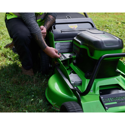 Газонокосилка аккумуляторная Greenworks 82V GC82LM30S (без АКБ и ЗУ) самоходная, бесщеточная, 76см