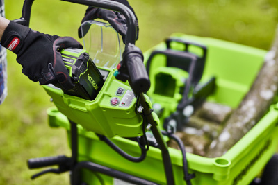 Садовая тележка самоходная Greenworks 40V G40GC (без АКБ и ЗУ)106л