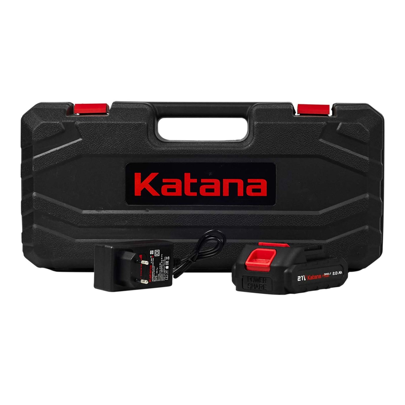 Пила цепная аккум. KATANA AP3208 (21В,2x2Ач,бесщёт.,шина15см,защ.кож.,смазка цепи,бесключ.,кейс)