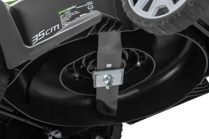 Газонокосилка аккумуляторная Greenworks 40V G40LM35K2 (1хАКБ 2Ач и ЗУ) 35 см
