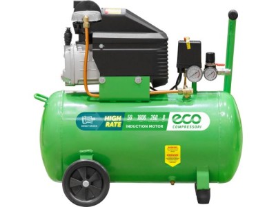 Компрессор ECO AE-501-4 коаксиальный (260 л/мин, 8 атм, коаксиальный, масляный, ресив. 50 л, 220 В, 1.80 кВт)