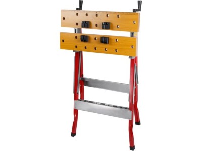 Верстак складной WORTEX WB 1560 в кор.МДФ, 605x640x800 мм, регулировка столешницы