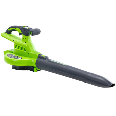 Воздуходув-пылесос садовый аккумуляторный Greenworks 40V GD40BVIIK5 (1хАКБ 5Ач и ЗУ)