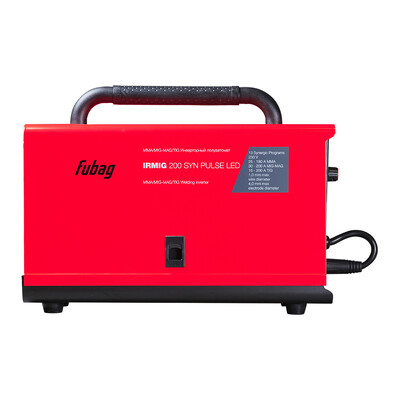 Сварочный полуавтомат FUBAG IRMIG 200 SYN PULSE LED с горелкой