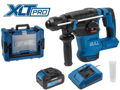 Аккум. перфоратор BULL CBH 1826 в кор. БЕСЩЕТ., 18 В, 2.6 Дж, 26 мм, 1x4 А*ч, з/у