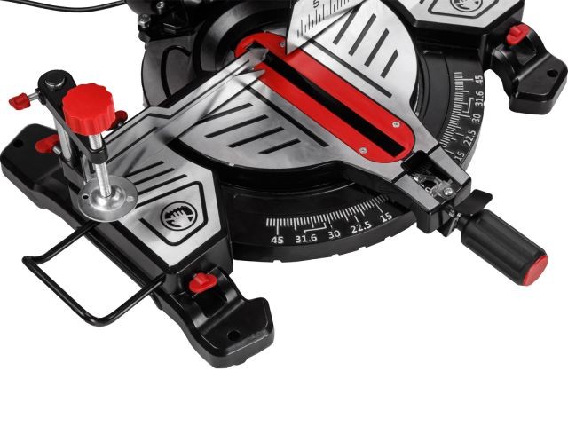 Торцовочная пила комбинированная WORTEX MS 2520-2 LMB в кор. 2000 Вт, 255 мм, глуб. 78 мм, стол 60