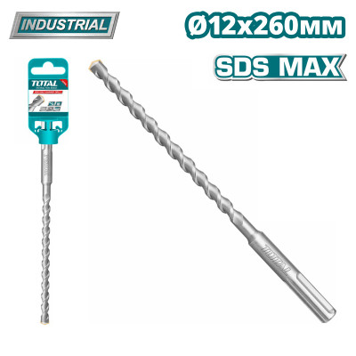 Бур SDS-MAX 12x260мм TOTAL TAC321207
